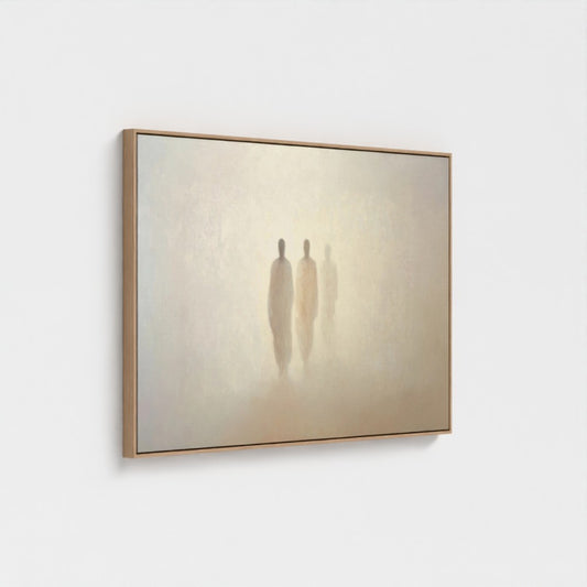 Road to Emmaus  - Minimalist Abstract - Float Frame Canvas
