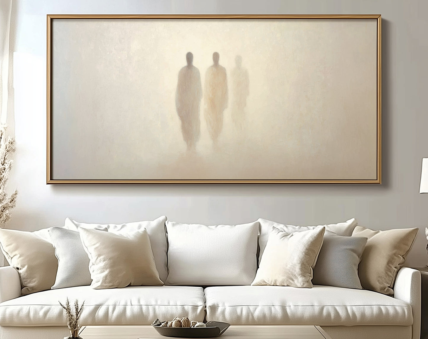 Road to Emmaus  - Minimalist Abstract - Float Frame Canvas