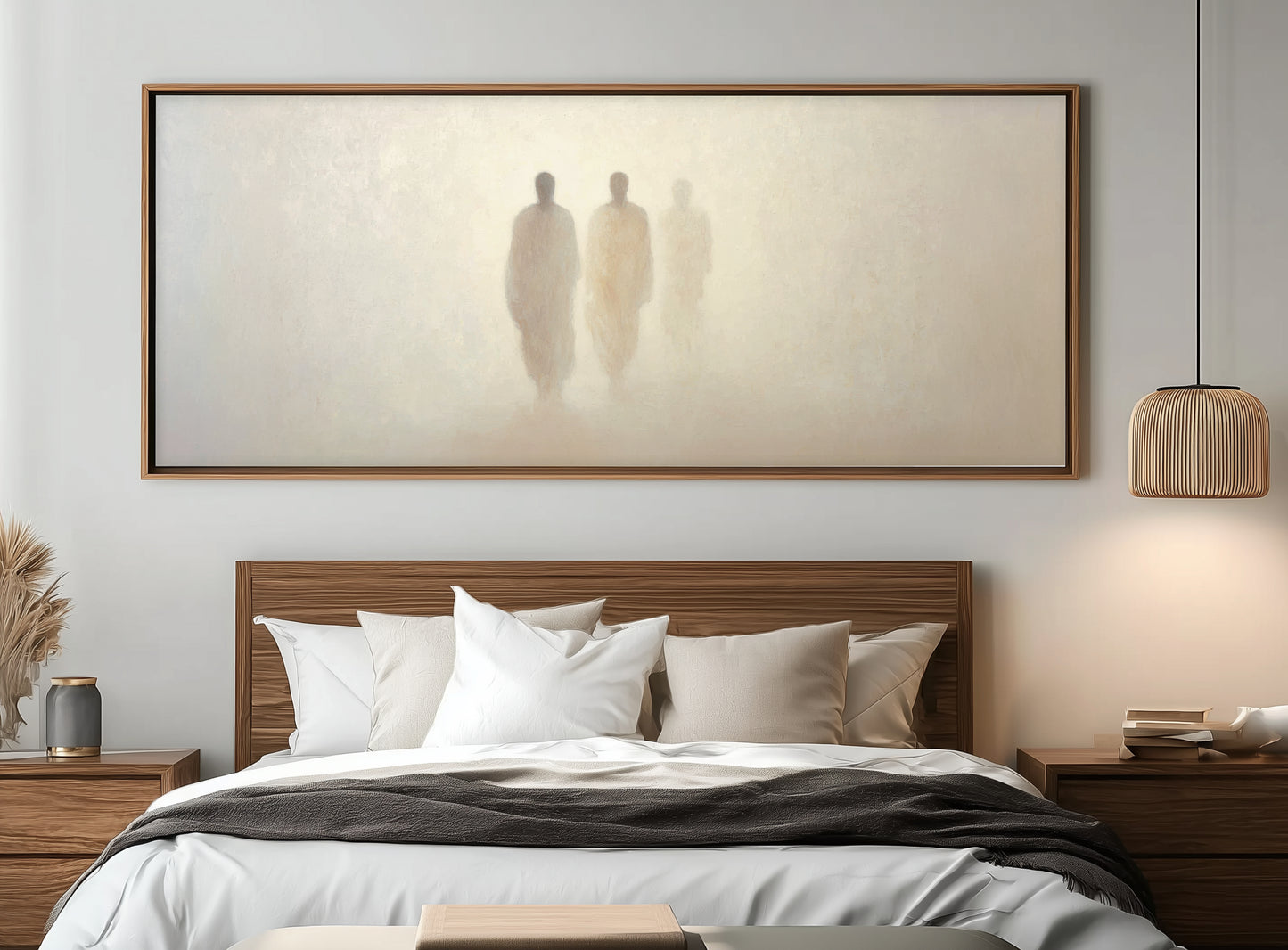 Road to Emmaus  - Minimalist Abstract - Float Frame Canvas