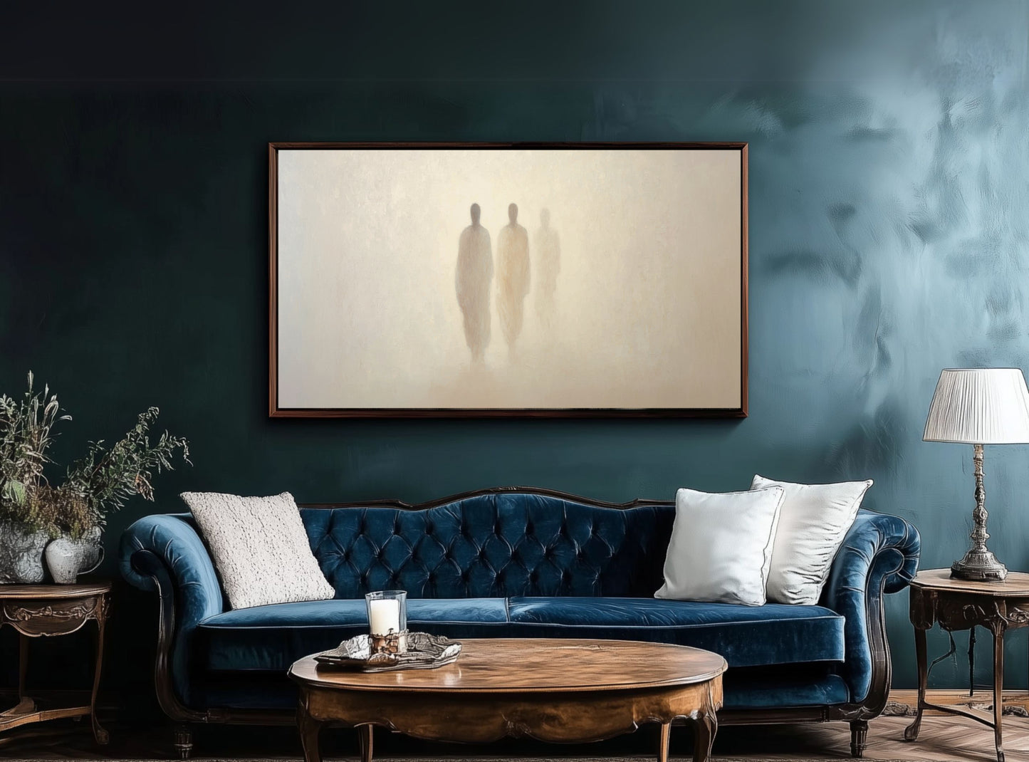 Road to Emmaus  - Minimalist Abstract - Float Frame Canvas