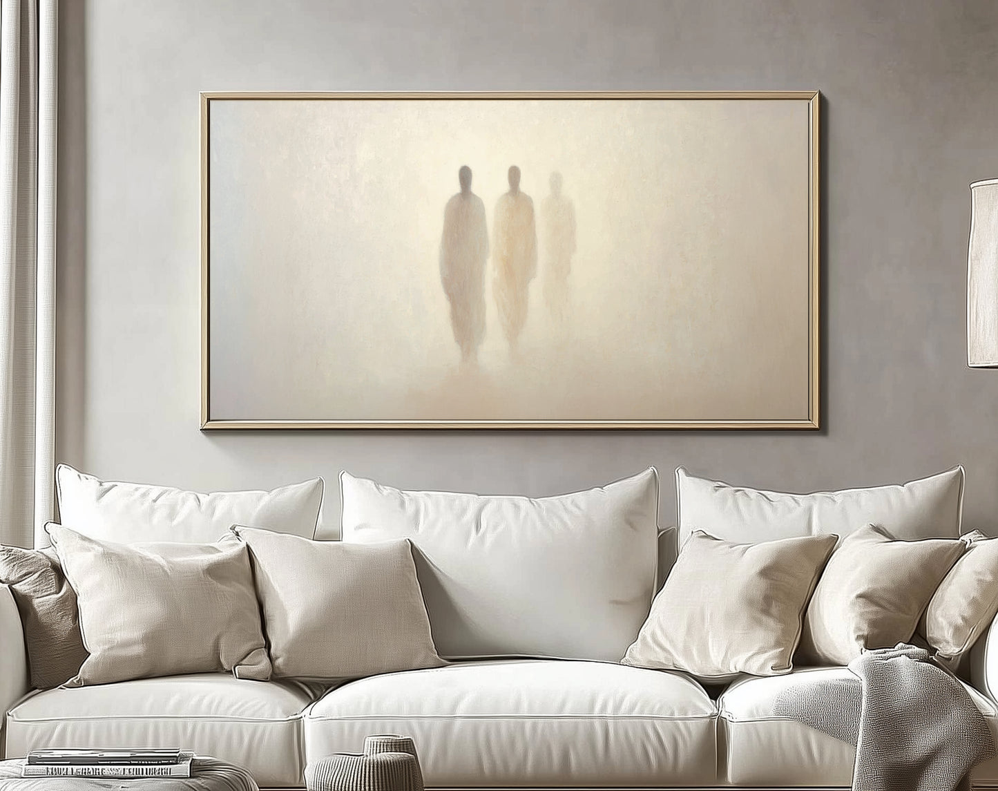 Road to Emmaus  - Minimalist Abstract - Float Frame Canvas