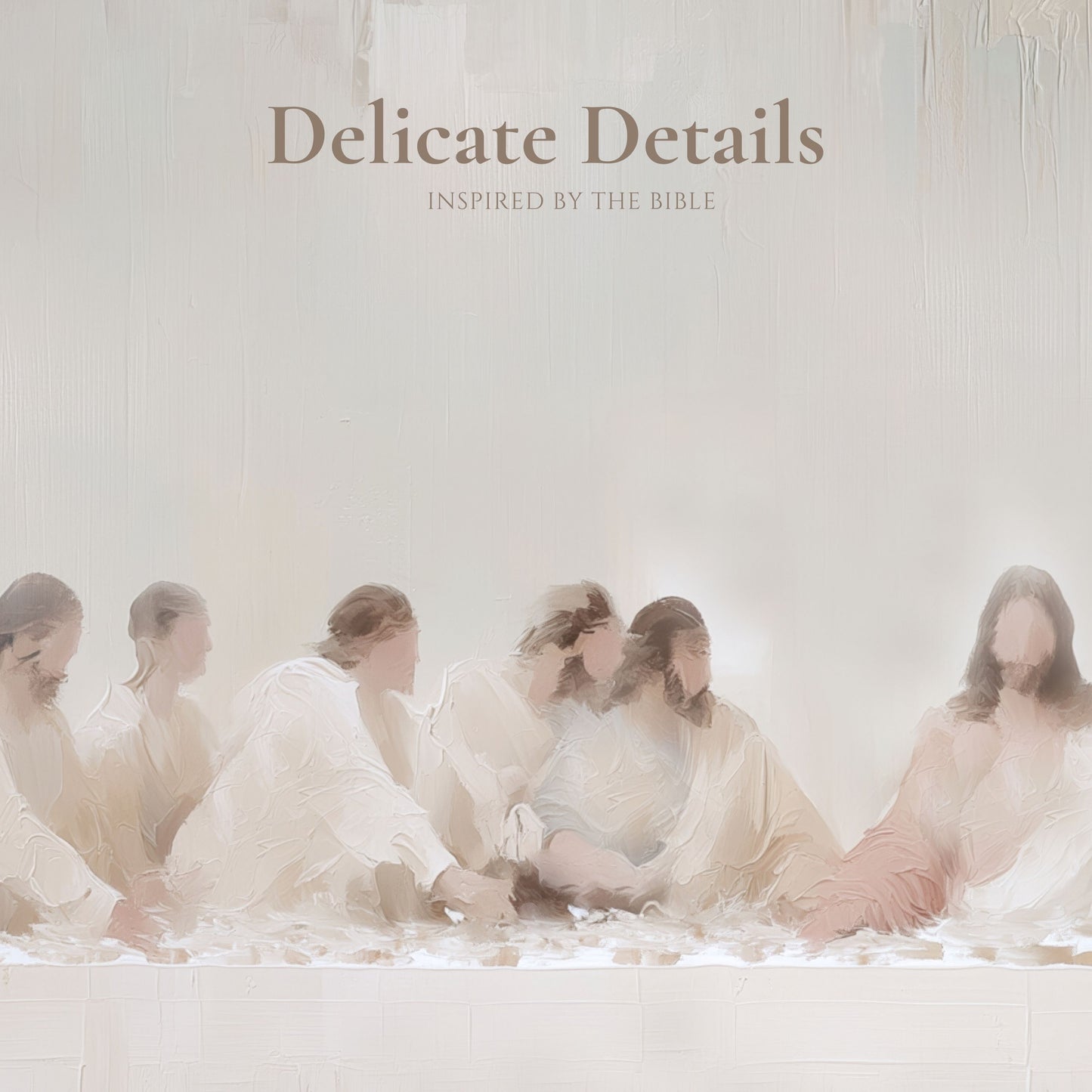 Last Supper Wall Art - Minimalist Abstract - Float Frame Canvas