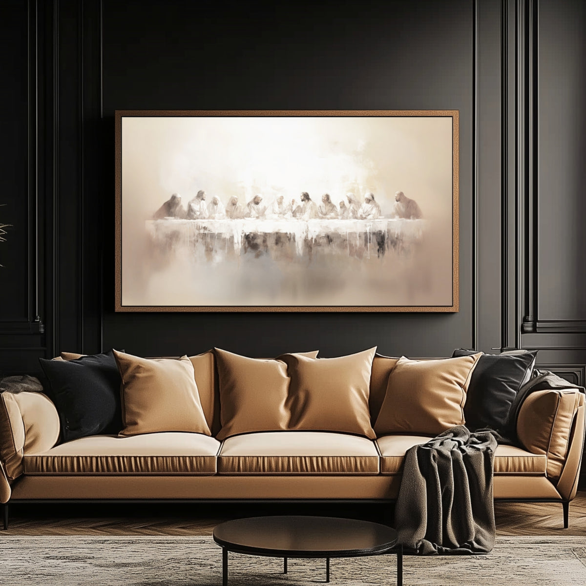 Letztes Abendmahl - Float Frame Canvas