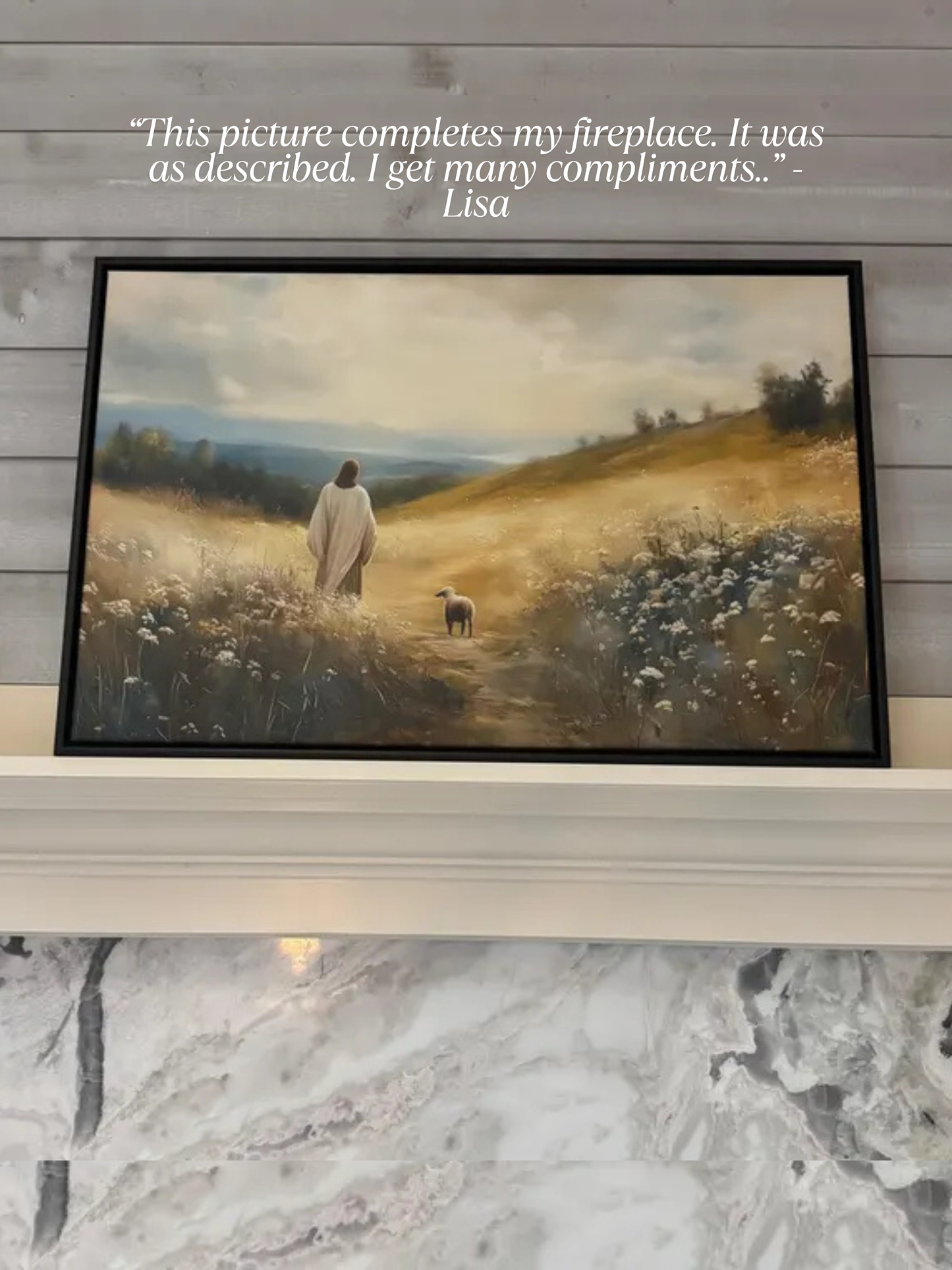 Lost Lamb - Float Frame Canvas