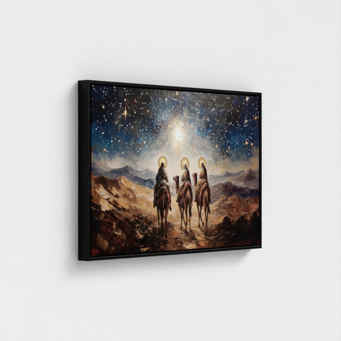 Three Wise Men Nativity Christmas  - Float Frame Canvas