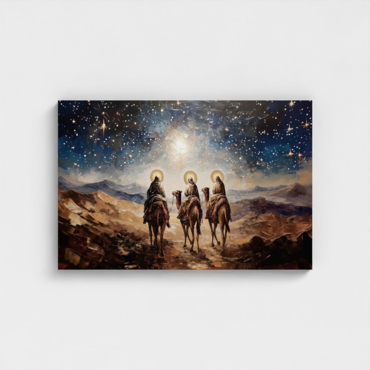 Natividad de los Reyes Magos - Lienzo estirado