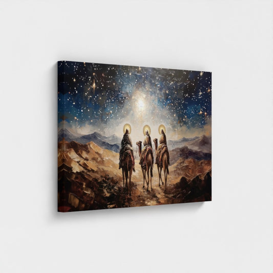 Natividad de los Reyes Magos - Lienzo estirado