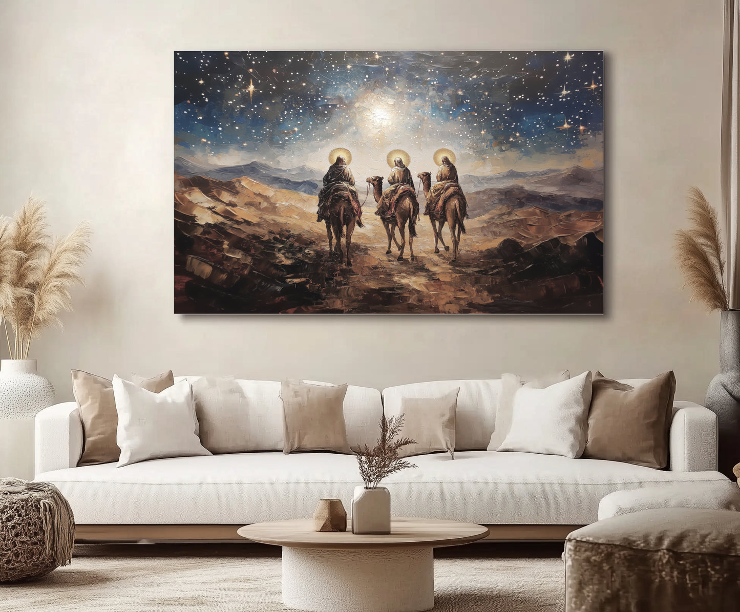 Natividad de los Reyes Magos - Lienzo estirado