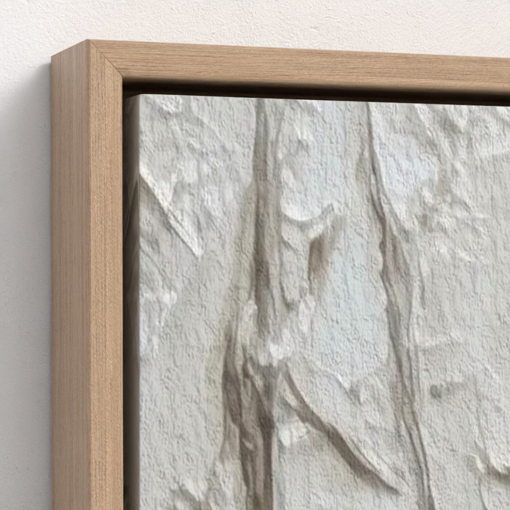 Caminar en gracia - Lienzo con marco flotante