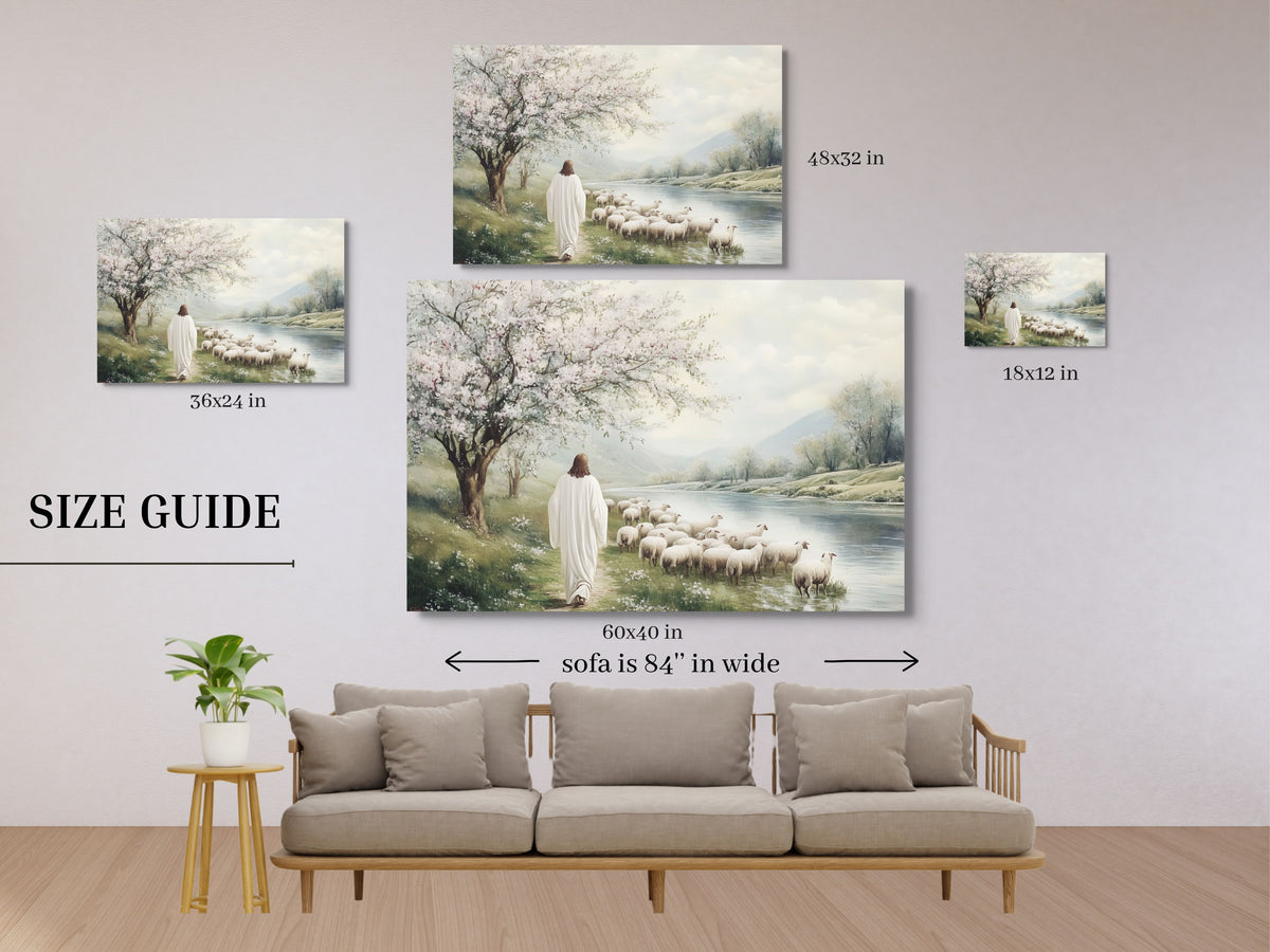 Psalm 23 - Stretched Canvas