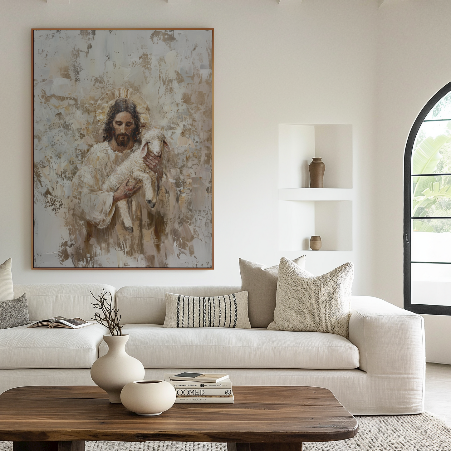 Lost Sheep - Float Frame Canvas