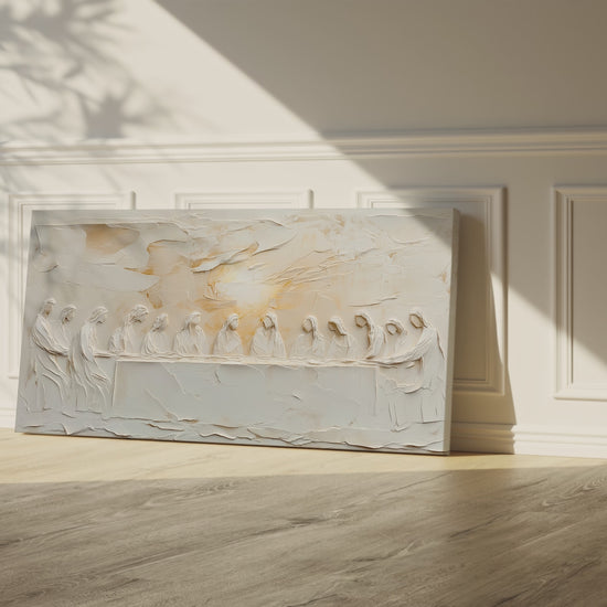 The Last Supper Art – Abstract Christian Wall Art Luke 22:19
