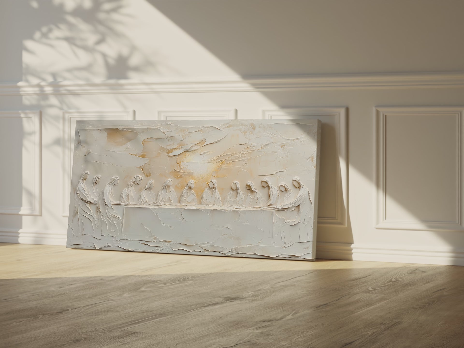 The Last Supper Art – Abstract Christian Wall Art Luke 22:19