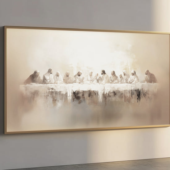 Last Supper Wall Art Beige