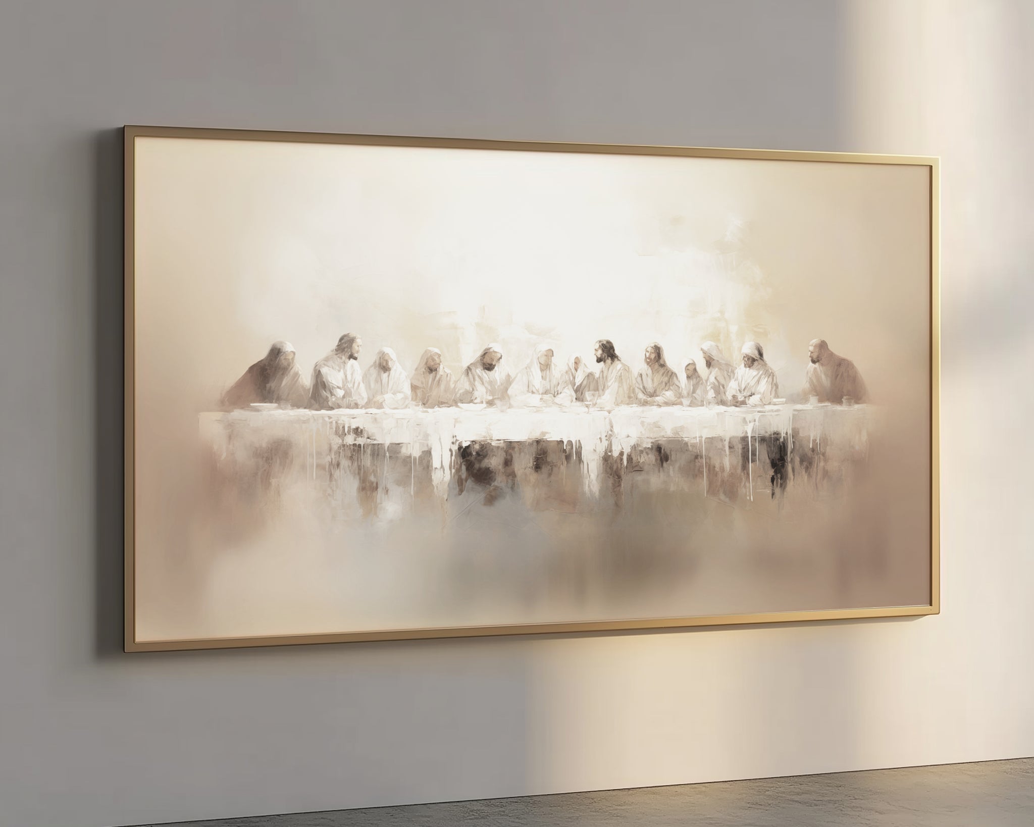 Last Supper Wall Art Beige