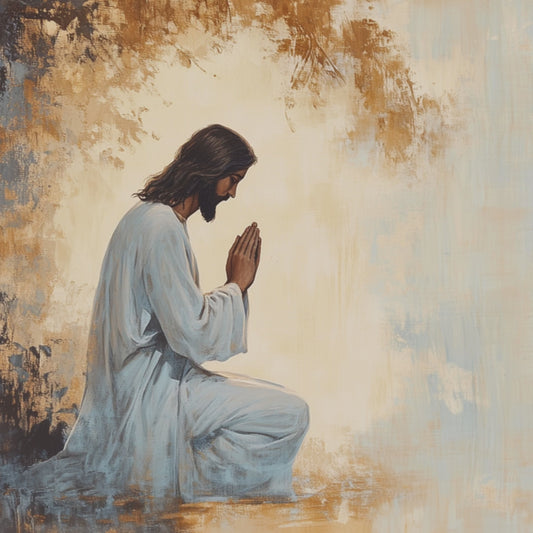 Praying Jesus - Garden of Gethsemane - Stretched Canvas
